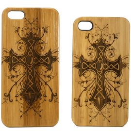 Celtic Cross iPhone 6 Case Eco Friendly Bamboo Wood Cover